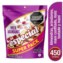 Mezcla LA ESPECIAL con arándanos x450 g