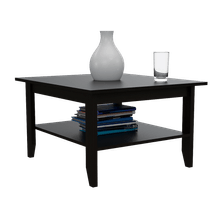 Mesa de Centro Sarume, Wengue, con entrepaño inferior