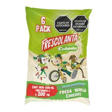 Leche COLANTA saborizada surtida 6 unds bolsa x200 ml c/u