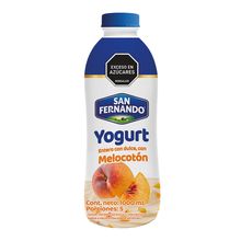 Yogurt SAN FERNANDO de melocotón x1000 ml