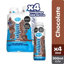 Leche ALPINA saborizada alpin 4 unds x300 ml c/u