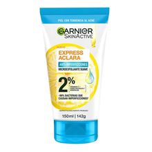Eexfoliante facial GARNIER aclarante anti acne x150 ml