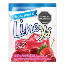 Refresco LINEYA frutos rojos x10 g