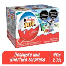 Huevo KINDER joy niño chocolate avellana 2 unds 40 g
