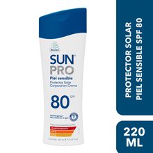 Bloqueador SUN PRO piel sensible Spf 80 x220 ml