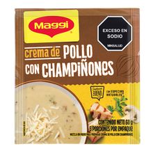 Crema MAGGI pollo y champiñones x60 g