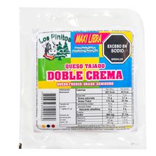 Queso LOS PINITOS doble crema tajado x580 g