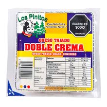 Queso LOS PINITOS tajado doble crema x140 g