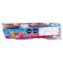 Gelatina NORMANDY cosmic sabores surtidos x4 unds
