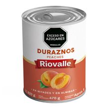 Duraznos RIOVALLE en mitades x470 g