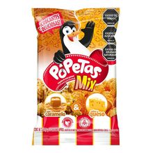 Crispetas POPETAS mix caramelo queso x120 g