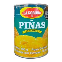 Piña LA CORUÑA en rodajas x340 g