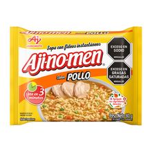 Sopa  AJI-NO-MEN sabor a pollo x80 g