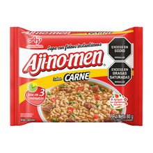 Sopa AJI-NO-MEN sabor a carne x80 g