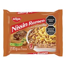 Sopa instantanea NISSIN RAMEN costilla x85 g