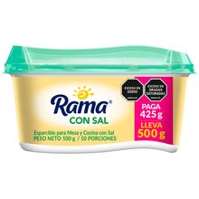 Margarina RAMA con sal pague 425 lleve 500 g