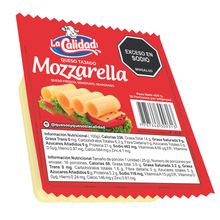Queso LA CALIDAD mozzarella tajado x400 g