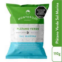 Platanos verdes MONTEROJO sal marina x110 g