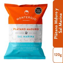 Platanos maduros MONTEROJO sal marina x120 g