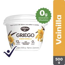 Yogurt griego  ALPINA vainilla x500 g