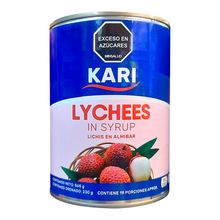 Lychees KARI enteros en jarabe x230 g
