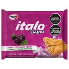 Galleta wafers ITALO mora x80 g