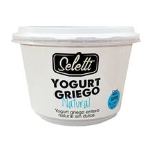 Yogurt griego SELETTI natural x500 g