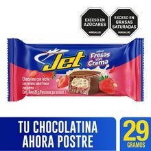 Chocolatina JET fresas con crema x29 g