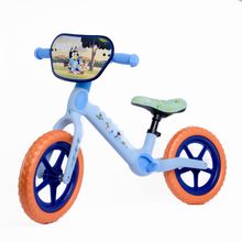 Bicicleta sin Pedales Balance Bike Celeste - Bluey y Bingo