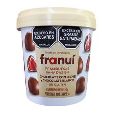 Frambuesas FRANUÍ chocolate leche x150 g