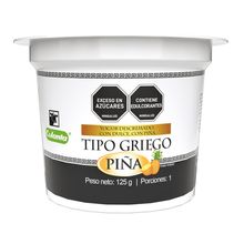 Yogurt griego COLANTA piña x125 g