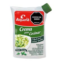 Crema de leche ALQUERÍA finas hierbas x180 g