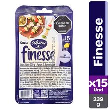 Queso ALPINA finesse 15 unds x239 g