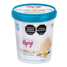 Helado POPSY vainilla con stevia x600 g