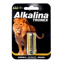 Pila alcalina TRONEX aaa x2 unds