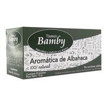 Aromática BAMBY albahaca x20 sobres