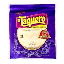 Tortilla de harina EL TAQUERO 22 cm x450 g