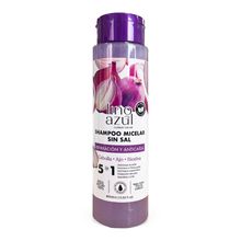 Shampoo LINO AZUL micelar sin sal x400 ml