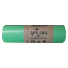 Bolsa para basura RECIBOLSA verde 55x70 cm x10 und