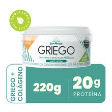 Yogurt SAN MARTÍN griego colágeno hidrolizado x220 g