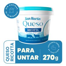 Queso ricotta SAN MARTIN untable x270 g