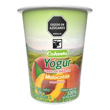 Yogurt COLANTA melocotón x200 g