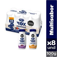 Yogurt ALPINA yox melocotón fruta 8 unds x100 g c/u