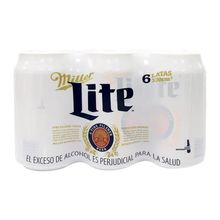 Cerveza MILLER 6 unds x310 ml c/u