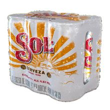 Cerveza SOL 6 unds x310 ml c/u