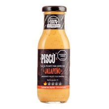 Salsa PISCÚ de jalapeño gourmet picante nivel 1 x230 g