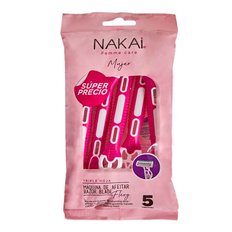 Maquina-de-afeitar-NAKAI-triple-hoja-x5-unds_131545