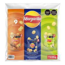 Papas MARGARITA multipack 9 unds x 25 g c/u