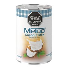 Leche coco METOO x400 ml