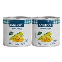 Maíz tierno METOO 2 unds x145 g c/u